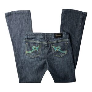 Rocawear Blue Initial-Embroidered Pocket Jeans